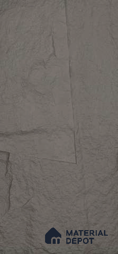 Grey PU Stone Panel 4 ft x 2 ft Shanton Stone Series | PN 06154 BC Urban Slate Exterior Grade PU Stone Panel | Thickness Varies from 65 mm - 75 mm | Width is Subjected to 5% Variation