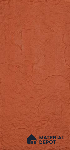 Pumpkin Orange PU Stone Panel 4 ft x 2 ft Berlin Stone Series | PN 05864 V Canyon Clay Interior Grade PU Stone Panel | Thickness Varies from 20 mm - 25 mm | Width is Subjected to 5% Variation