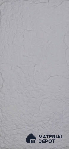 Ice White PU Stone Panel 4 ft x 2 ft Berlin Stone Series | PN 06154 W Frost Stone Exterior Grade PU Stone Panel | Thickness Varies from 20 mm - 25 mm | Width is Subjected to 5% Variation