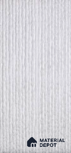 Ice White PU Stone Panel 4 ft x 2 ft Flowing Water Series | PN 05864 AR Frost Stone Interior Grade PU Stone Panel | Thickness Varies from 25 mm - 35 mm | Width is Subjected to 5% Variation