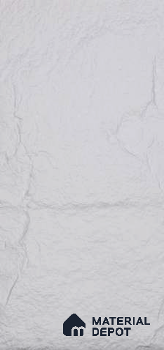 Ice White PU Stone Panel 4 ft x 2 ft Madrid Stone Series | PN 06154 P Frost Stone Exterior Grade PU Stone Panel | Thickness Varies from 25 mm - 35 mm | Width is Subjected to 5% Variation