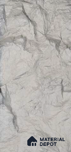 Cement Grey PU Stone Panel 8 ft x 2 ft Turkey Stone Series | PN 06154 BT Urban Slate Exterior Grade PU Stone Panel | Thickness Varies from 75 mm - 85 mm | Width is Subjected to 5% Variation