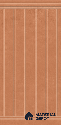 Patterned Wall Tile TL 10984 D | Arebic Red Liner Decor | 4 ft x 2 ft Crits Micro Matte Finish Porcelain Tile - 9 mm | Suitable for Living Room, Bedroom, Dining & Bathroom | 3 mm Spacer Required