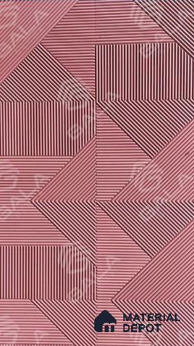 Duco Paintable Rose Maze Geoline 8 ft x 4 ft CNC Made HDHMR Panel - 17 mm