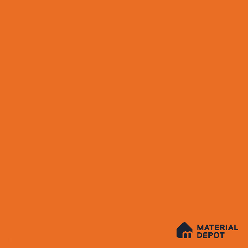 S027 Orange 8.17 ft x 2.49 ft Solid Surface Corian - 6 mm