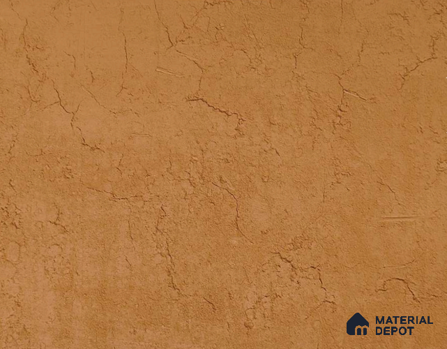 WL 00207 Earthen Wall Clay Texture Finish 1200 x 600 mm Soft Stone Wall Cladding - 3 mm | Suitable for Living Room, Elevation & Outdoor Walls