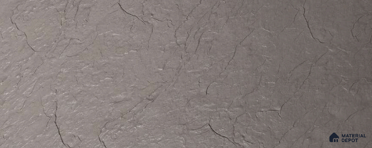 WL 00208 Slate Clay Texture Finish 1200 x 600 mm Soft Stone Wall Cladding - 3 mm | Suitable for Living Room, Elevation & Outdoor Walls