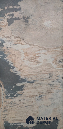 WL 00240 Natural Stonier Opaque Design 8 ft x 4 ft Stone Veneer - 2 mm | Suitable for Facade, Wardrobe & Bedroom