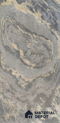 WL 00277 B Natural Lucentier Translucent Design 8 ft x 4 ft Stone Veneer - 4 mm | Suitable for Facade, Wardrobe & Bedroom