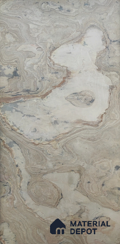 WL 00266 B Natural Stonier Opaque Design 8 ft x 4 ft Stone Veneer - 4 mm | Suitable for Facade, Wardrobe & Bedroom