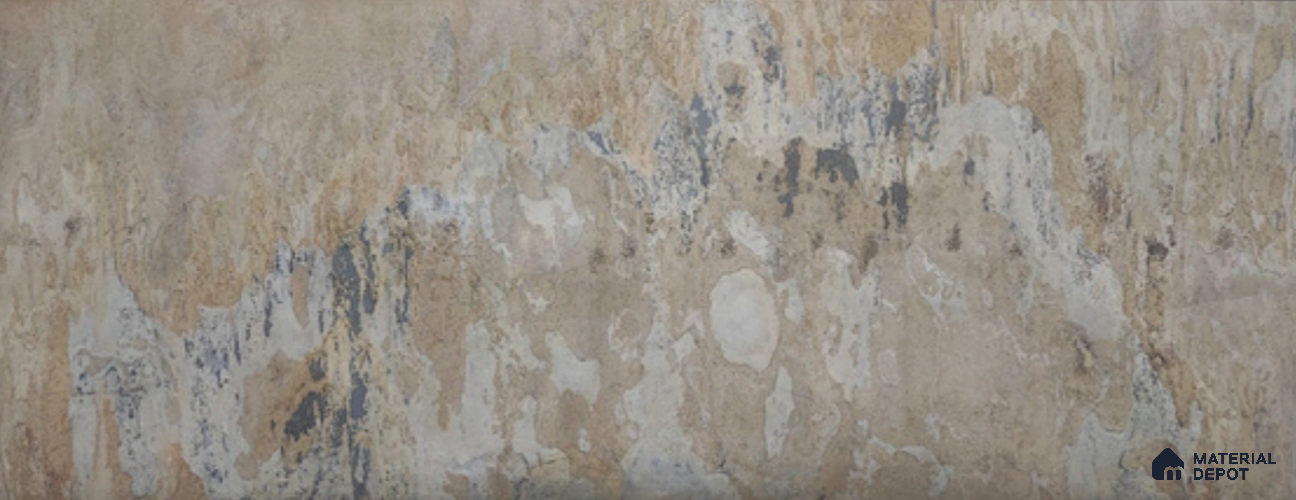 WL 00355 Massive Opaque Design 10 ft x 4 ft Stone Veneer - 2 mm | Suitable for Facade, Wardrobe & Bedroom