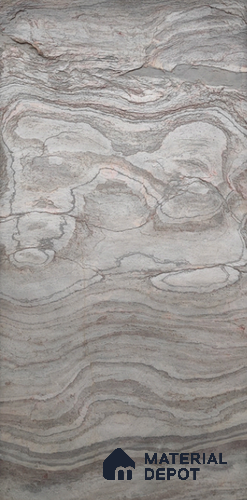 WL 00244 Natural Stonier Opaque Design 8 ft x 4 ft Stone Veneer - 2 mm | Suitable for Facade, Wardrobe & Bedroom
