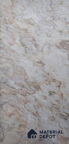 WL 00246 Natural Stonier Opaque Design 8 ft x 4 ft Stone Veneer - 2 mm | Suitable for Facade, Wardrobe & Bedroom