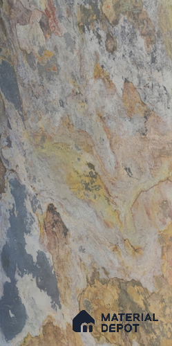 WL 00281 B Natural Lucentier Translucent Design 8 ft x 4 ft Stone Veneer - 4 mm | Suitable for Facade, Wardrobe & Bedroom