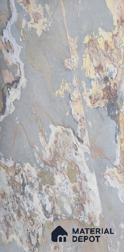 WL 00282 B Natural Lucentier Translucent Design 8 ft x 4 ft Stone Veneer - 4 mm | Suitable for Facade, Wardrobe & Bedroom