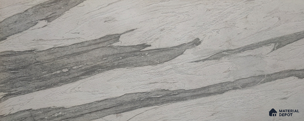 WL 00358 Massive Opaque Design 10 ft x 4 ft Stone Veneer - 2 mm | Suitable for Facade, Wardrobe & Bedroom
