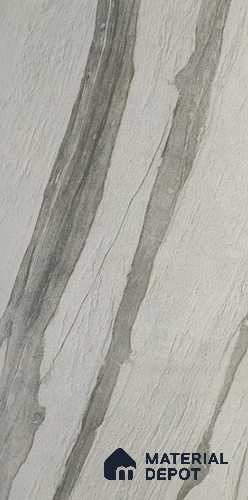 WL 00312 B Grainy Stonier Opaque Design 8 ft x 4 ft Stone Veneer - 4 mm | Suitable for Facade, Wardrobe & Bedroom