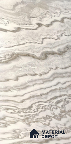 WL 00337 Grainy Lucentier Translucent Design 8 ft x 4 ft Stone Veneer - 2 mm | Suitable for Facade, Wardrobe & Bedroom