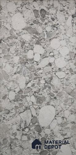 WL 00328 Grainy Stonier Opaque Design 8 ft x 4 ft Stone Veneer - 2 mm | Suitable for Facade, Wardrobe & Bedroom