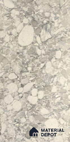 WL 00341 Grainy Lucentier Translucent Design 8 ft x 4 ft Stone Veneer - 2 mm | Suitable for Facade, Wardrobe & Bedroom