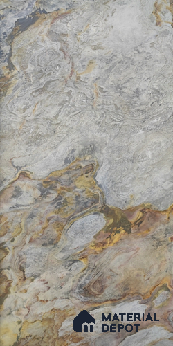 WL 00252 B Natural Stonier Opaque Design 8 ft x 4 ft Stone Veneer - 4 mm | Suitable for Facade, Wardrobe & Bedroom
