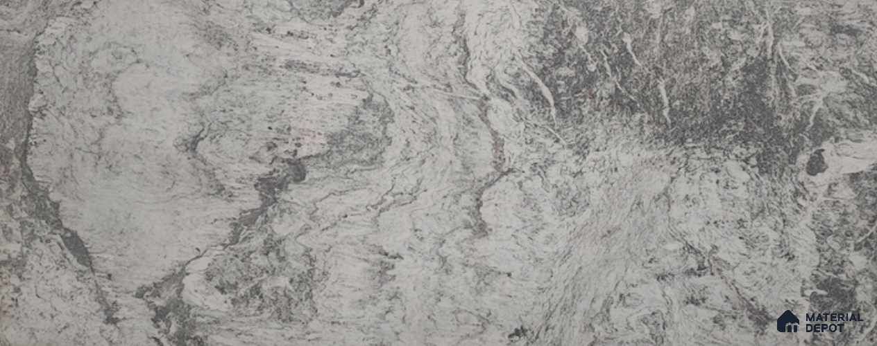WL 00364 Massive Opaque Design 10 ft x 4 ft Stone Veneer - 2 mm | Suitable for Facade, Wardrobe & Bedroom