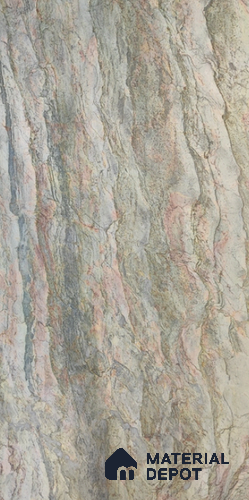 WL 00288 Natural Lucentier Translucent Design 8 ft x 4 ft Stone Veneer - 2 mm | Suitable for Facade, Wardrobe & Bedroom