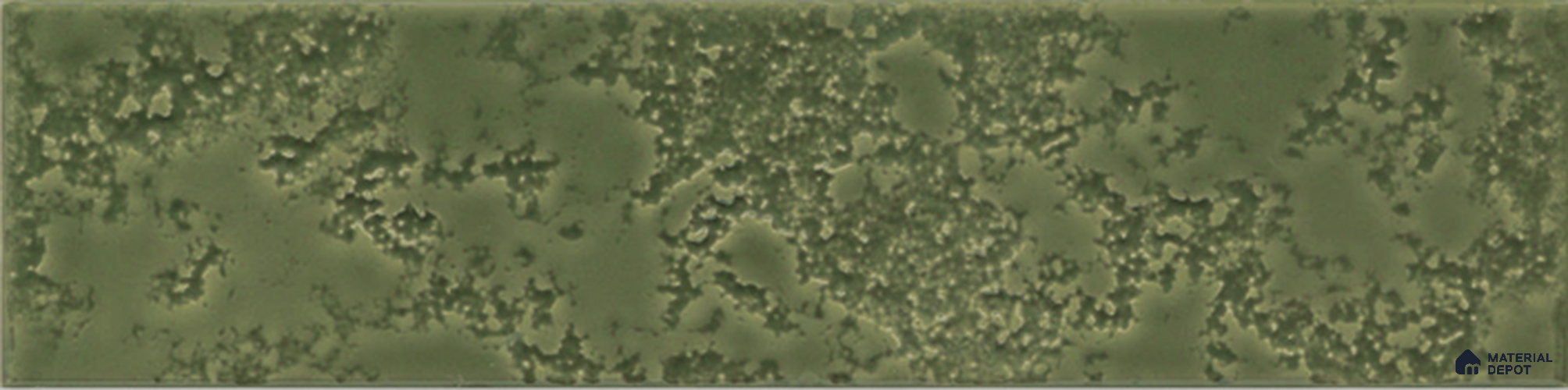 Subway Wall Tile TL 10741 D Texturax Series  Fern Glow 1 ft x 3 in Ceramic Glossy Finish - 10 mm | 3 Random Design | Suitable for Highlighter Walls, Foyer, Bathroom, Kitchen Wall & Backsplashes