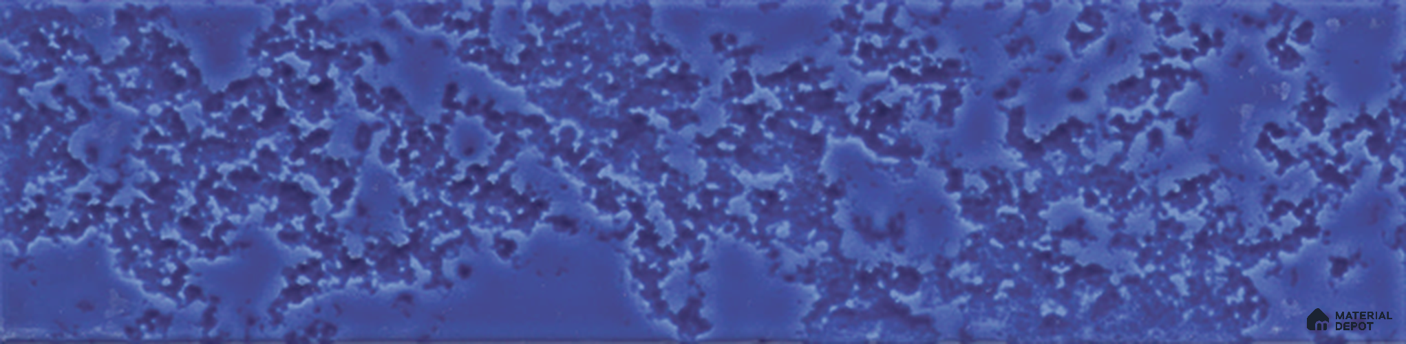 Subway Wall Tile TL 10741 F Texturax Series  Indigo Blue 1 ft x 3 in Ceramic Glossy Finish - 10 mm | 3 Random Design | Suitable for Highlighter Walls, Foyer, Bathroom, Kitchen Wall & Backsplashes