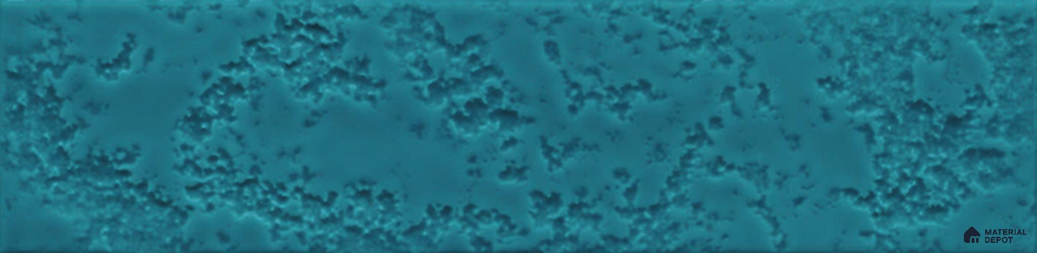 Subway Wall Tile TL 10741 J Texturax Series Teal Neo 1 ft x 3 in Ceramic Glossy Finish - 10 mm | 3 Random Design | Suitable for Highlighter Walls, Foyer, Bathroom, Kitchen Wall & Backsplashes