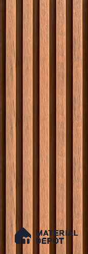 PN 06368 C WPC Slim Design 9.6 ft x 8.6 inch Exterior Wall Panel - 26 mm | Suitable for Facade, Balcony, Cafeteria | Suitable for Balcony, Facade & Open Area | Width is Subjected to 5% Variation