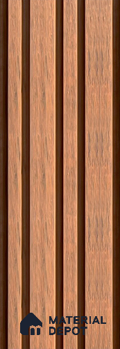 PN 06368 WPC Barcode Design 9.6 ft x 8.6 inch Exterior Wall Panel - 26 mm | Suitable for Facade, Balcony, Cafeteria | Suitable for Balcony, Facade & Open Area | Width is Subjected to 5% Variation
