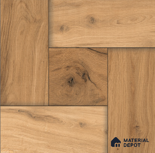 Floor & Wall Tile TL 07969 King Wood 2 ft x 2 ft Vitrified Matte Finish - 9 mm | Suitable for Living Room, Bedroom & Dining
