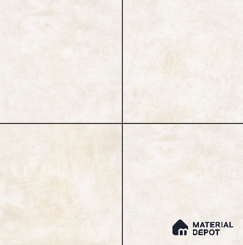 Cement Floor & Wall Tile TL 08333 B Cementum Bone 2 ft x 2 ft Matte Finish Vitrified Tile - 9 mm | Suitable for Living Room, Bedroom & Bathroom