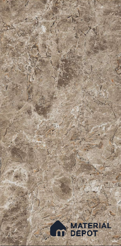 Marble Floor & Wall Tile TL 08236 B Krypton Noce 4 ft x 2 ft Glossy Finish Vitrified Tile - 9 mm | Suitable for Living Room, Bedroom & Bathroom