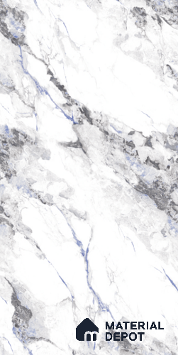 Marble Floor & Wall Tile TL 08436 Eronta Azul 4 ft x 2 ft Glossy Finish Vitrified Tile - 9 mm | Suitable for Living Room, Bedroom & Bathroom