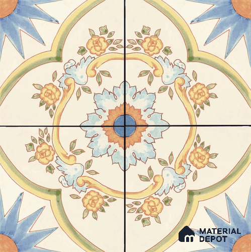 Subway Floor & Wall Tile TL 08394 | 88096| 8 x 8 inch Matte Finish Vitrified Tile - 9 mm | Suitable for Living Room, Bedroom & Bathroom | Please Expect a Slight Variation of Pattern
