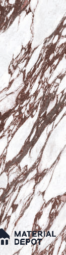 Stone Look Wall & Floor Tile TL 08162 Viola Vino 10 ft x 2.6 ft Porcelain Glossy Finish - 15 mm | Random 4 | Adhesive and Spacers Must be Used During Installation