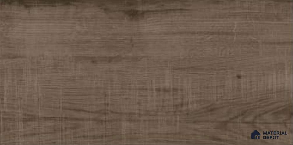 Wood Floor Tile TL 09737 D 25146 1 ft x 1 ft Brown Ceramic Matte Finish Floor Tile - 9 mm | Ideal for Bathroom