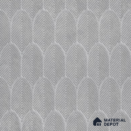 Patterned Look Floor & Wall Tile TL 09904 Argent Grey Leaf 2 ft x 2 ft Rustic Carving Matte Finish Vitrified Tile - 9 mm |  Suitable For Living Room, Bedroom, Bathroom, Kitchen & Dining | Please Expect a Slight Variation of Pattern