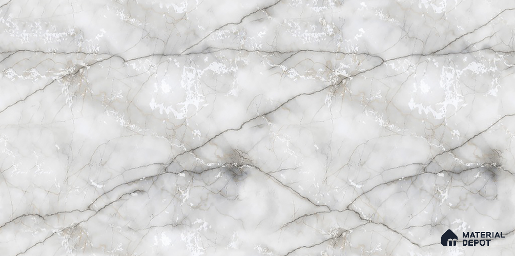 Marble Tile TL 09859 C French Grey 4 ft x 2 ft  Vitrified Glossy Finish - 9 mm