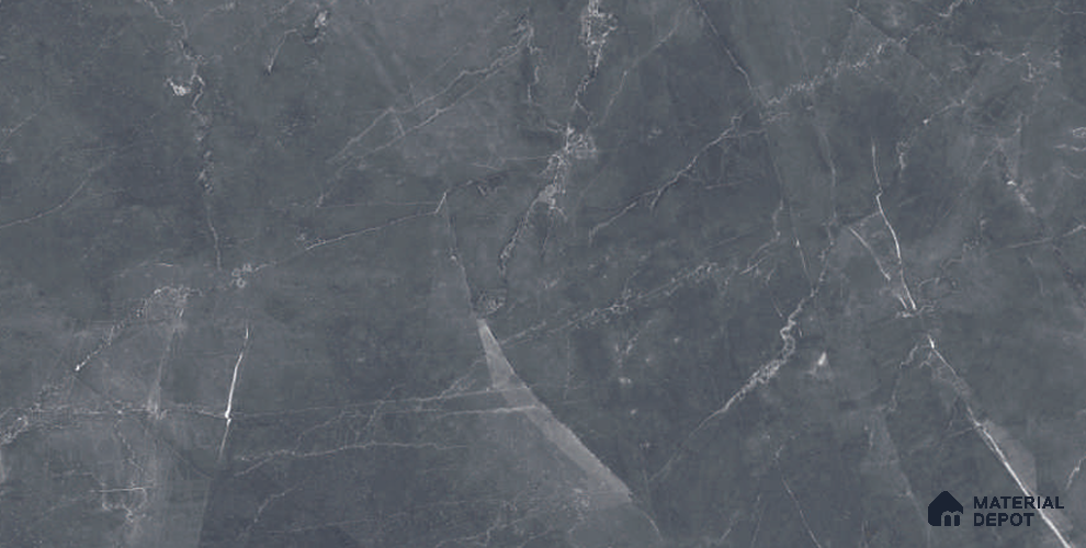 Marble Tile TL 09837 E Armani Grey 4 ft x 2 ft Vitrified Glossy Finish - 9 mm
