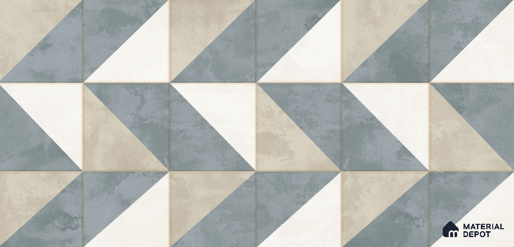 Patterned Tile TL 09841 E Camila Hl-1 4 ft x 2 ft  Vitrified Matte Finish - 9 mm