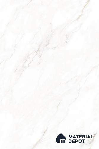 Marble Look Floor & Wall Tile TL 08090 B Calacatta Michael Endless 6 ft x 4 ft Vitrified Glossy Finish - 9 mm | Adhesive and Spacers Must be Used During Installation