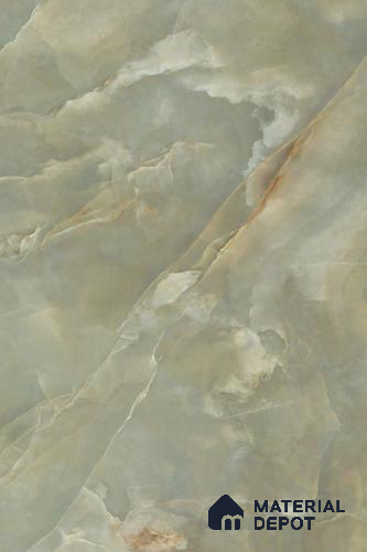 Marble Look Wall & Floor Tile TL 08179 C TM Jennifer Olive 6 ft x 4 ft Vitrified Glossy Finish - 9 mm | Adhesive and Spacers Must be Used During Installation