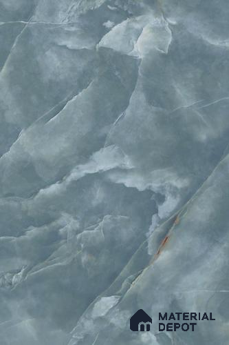 Marble Look Wall & Floor Tile TL 08179 B TM Jennifer Aqva 6 ft x 4 ft Vitrified Glossy Finish - 9 mm | Adhesive and Spacers Must be Used During Installation