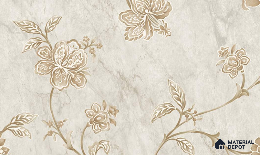 W-208 | 9.5 Meter x 21 Inches Florals Look Wallpaper - 55 Sq. Ft. | Minimum 15% wastage during installation
