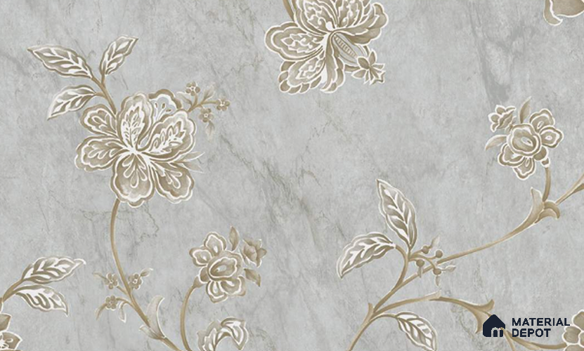 W-211 | 9.5 Meter x 21 Inches Florals Look Wallpaper - 55 Sq. Ft. | Minimum 15% wastage during installation