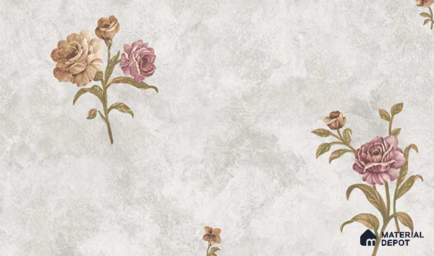 W-212 | 9.5 Meter x 21 Inches Florals Look Wallpaper - 55 Sq. Ft. | Minimum 15% wastage during installation