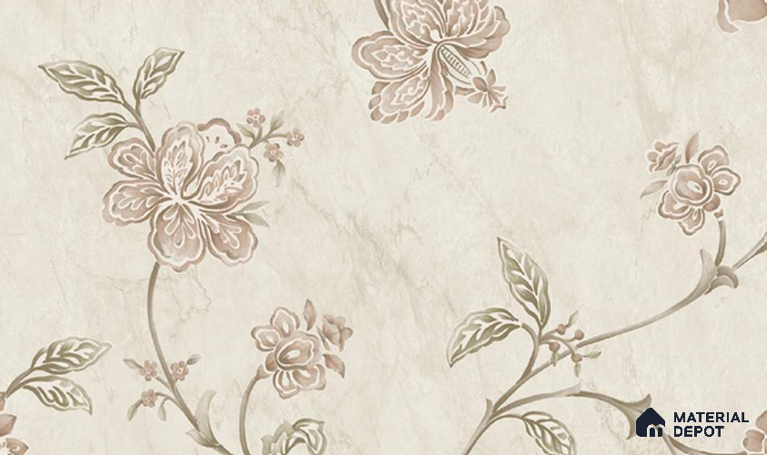 W-214 | 9.5 Meter x 21 Inches Florals Look Wallpaper - 55 Sq. Ft. | Minimum 15% wastage during installation